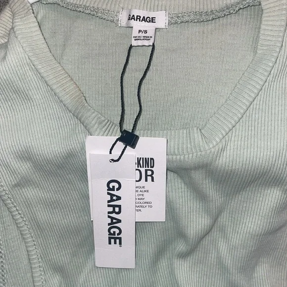 Garage Ria Side Ruched Ribbed Tank Dress - Picture 6 of 8